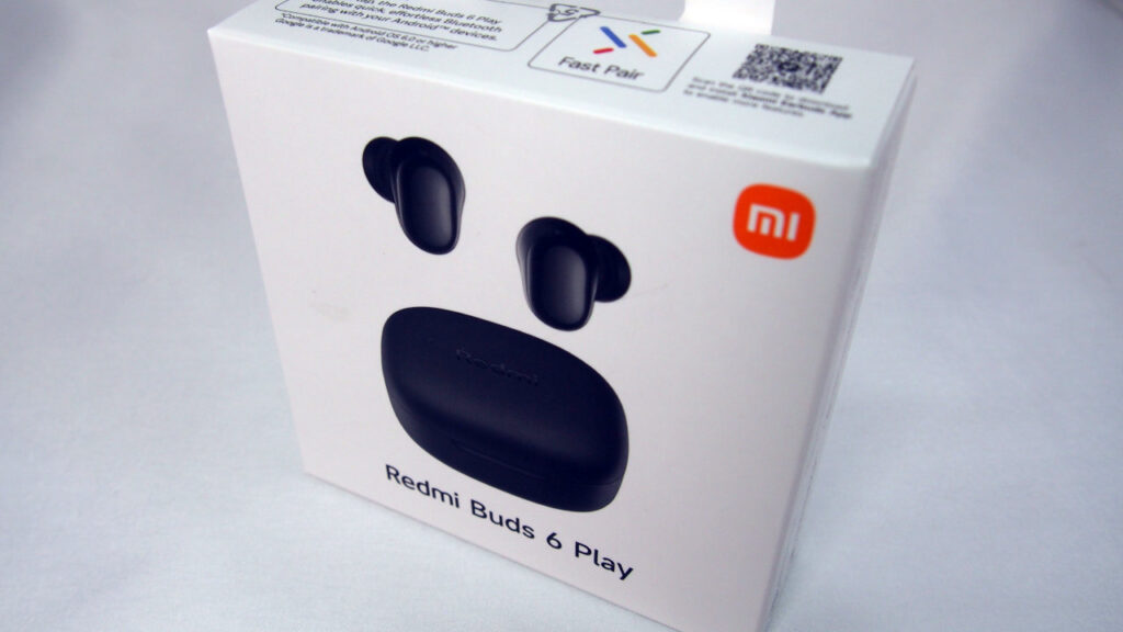 Redmi Buds 6 Playのパッケージ。