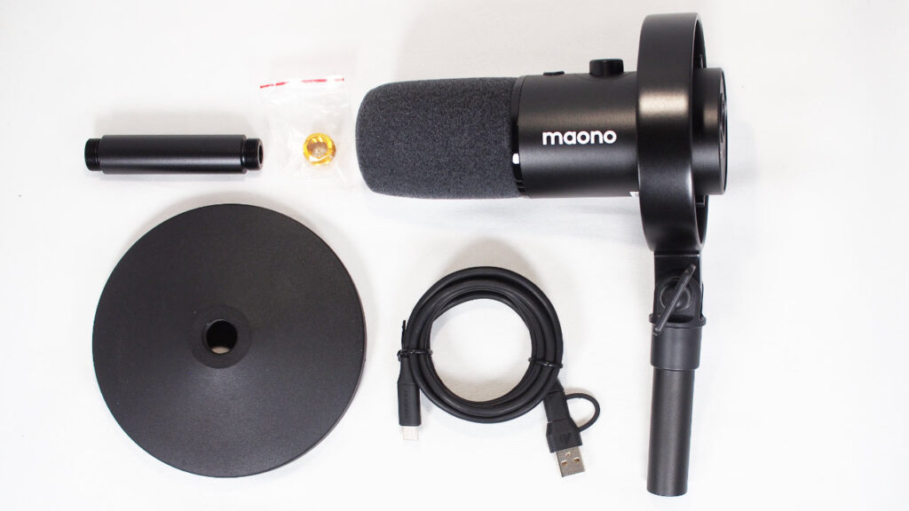 MAONO PD300XTの付属品。