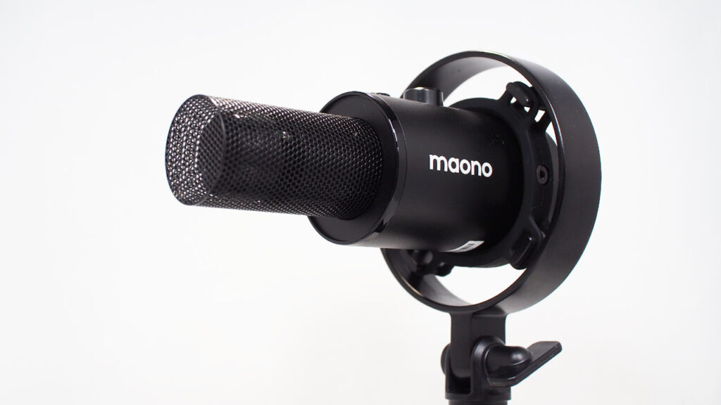 MAONO PD300XTのポップフィルターを外したところ。