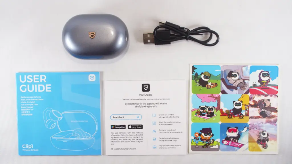 SOUNDPEATS Clip1の付属品。