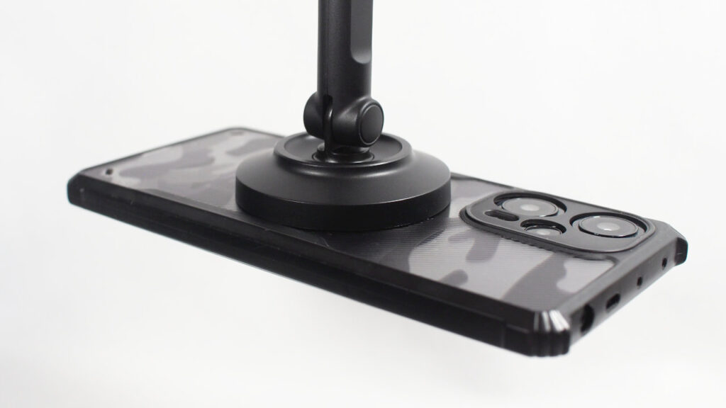 逆さにしても落下する心配はない。