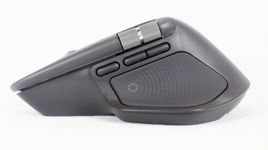 MX Master 4の左側面。