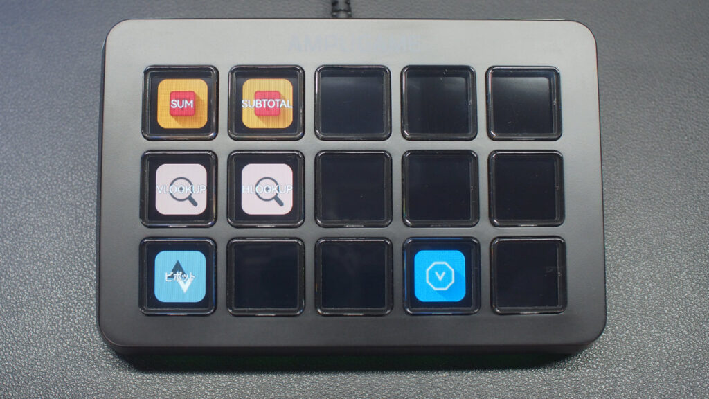 FIFINE AmpliGame D6でのExcelの表示。