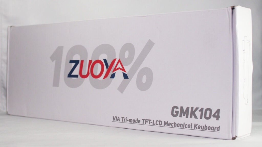 ZUOYA GMK104のパッケージ。