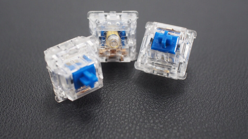 使用したキースイッチのDurock Silent Linear Dolphin。