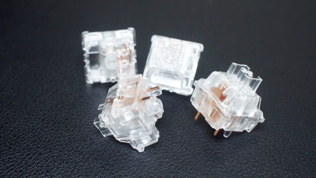 使用したキースイッチのOutemu Ice Snow Switch Silent Linear。