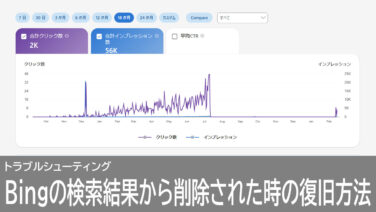 Bingの検索結果・インデックスから削除された時の復旧方法＆原因