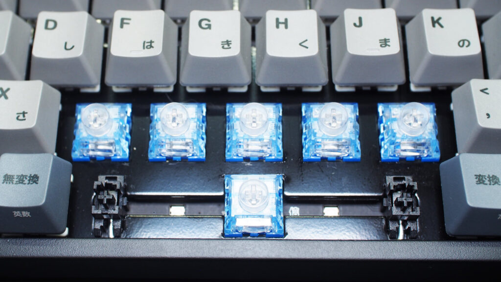 キースイッチをKailh Deep Sea Silent Pro Box Islandに交換。