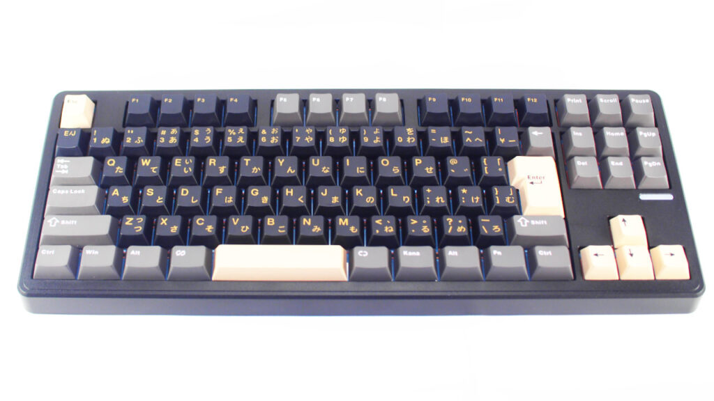 SmackApe Impact 80 JIS Ultra（Black / Frost Switch / FR4プレート）の正面。