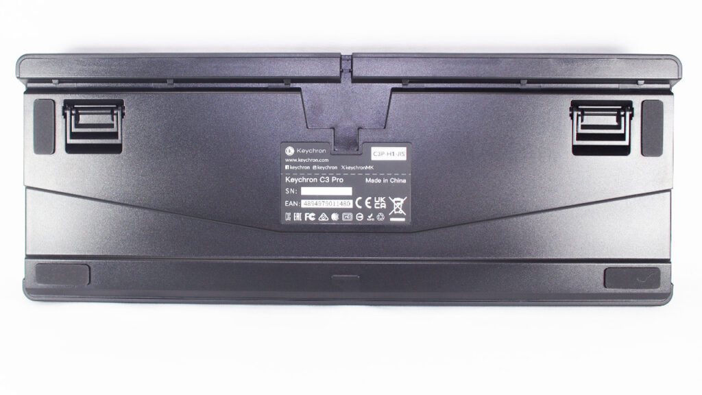 Keychron C3 Proの底面。