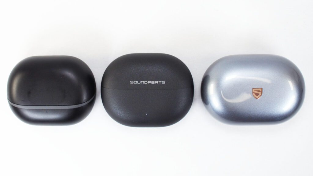 左：UU、中央：UU2、右：Clip1のケース。