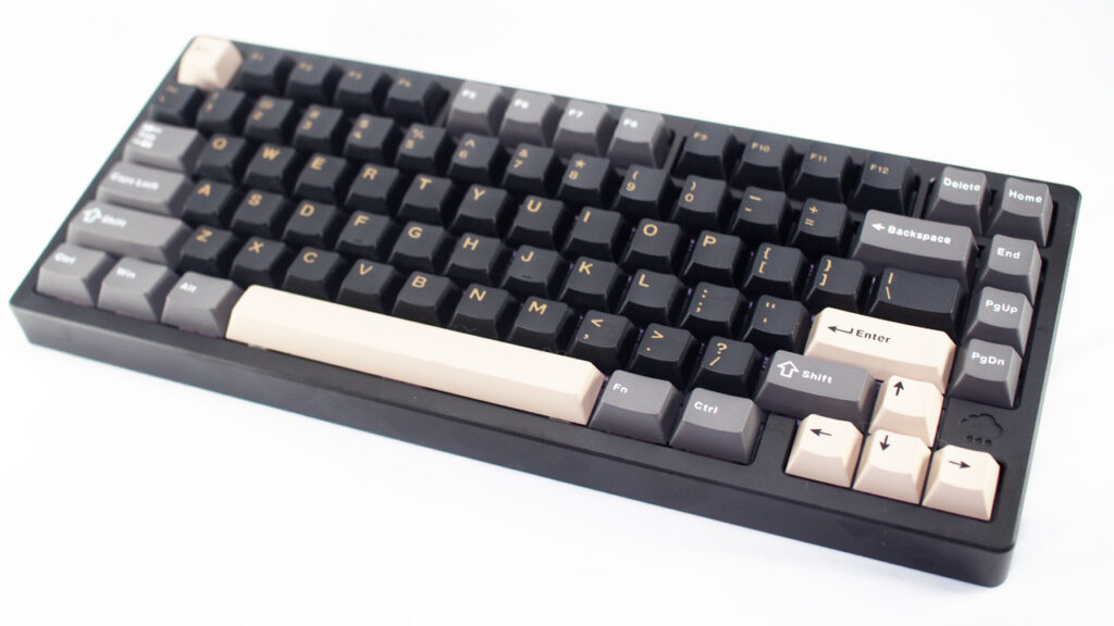 WOBKEY Rainy 75の外観。