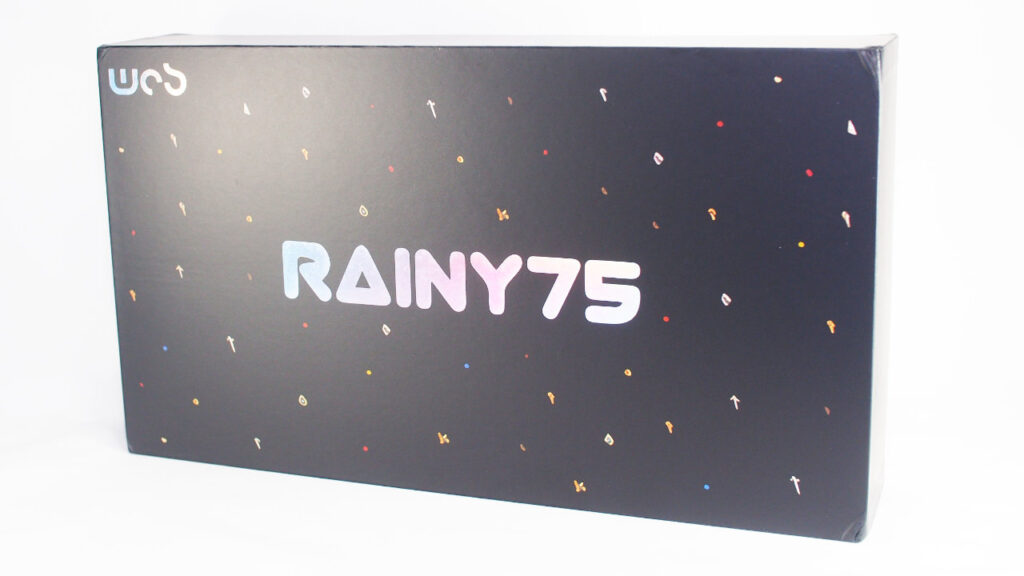 WOBKEY Rainy 75のパッケージ。