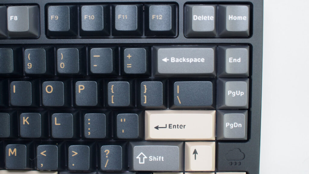 WOBKEY Rainy 75の特殊キー周り。