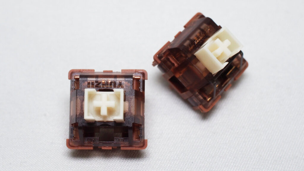 YUNZII Cocoa Cream V2 Linear Switch。