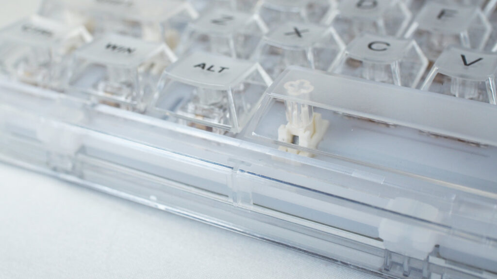 YUNZII X75 PROのフレーム。