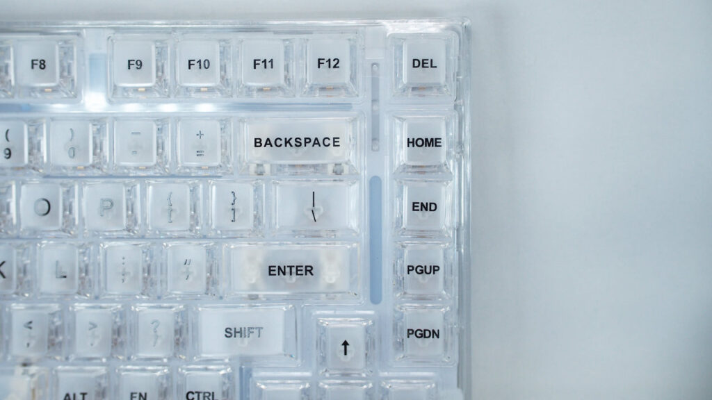 YUNZII X75 PROの特殊キーのキー配列。