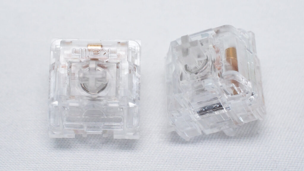 YUNZII X75 PROのKailh ジェリーフィッシュ軸。