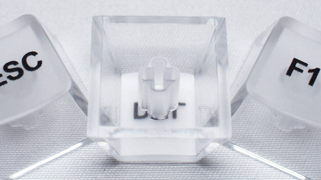 YUNZII X75 PROのキーキャップ裏面。