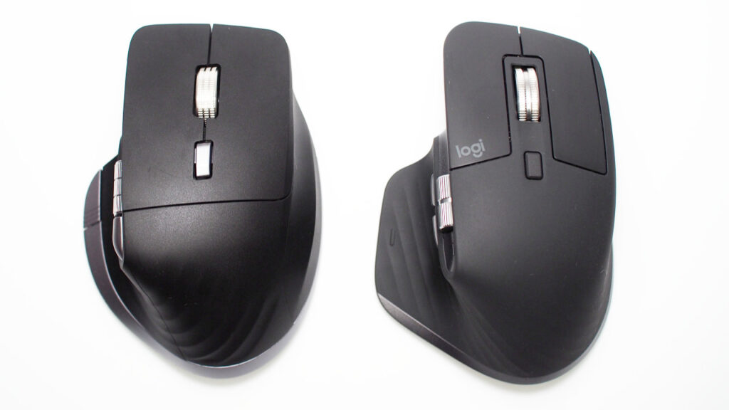 上面(左:VELZA (400-MAWB220)、右:MX Master 3S)。
