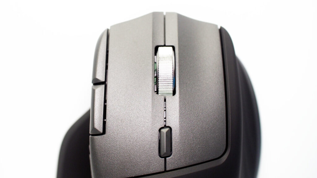 HP 780Mのスクロールホイールどモード切替スイッチ。