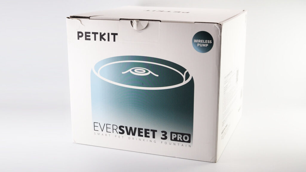 PETKIT EVERSWEET 3 PROのパッケージ。