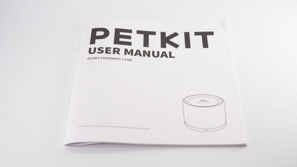 PETKIT EVERSWEET 3 PROのマニュアル。
