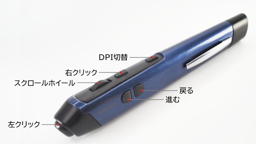 400-MAWB231のボタン配置。