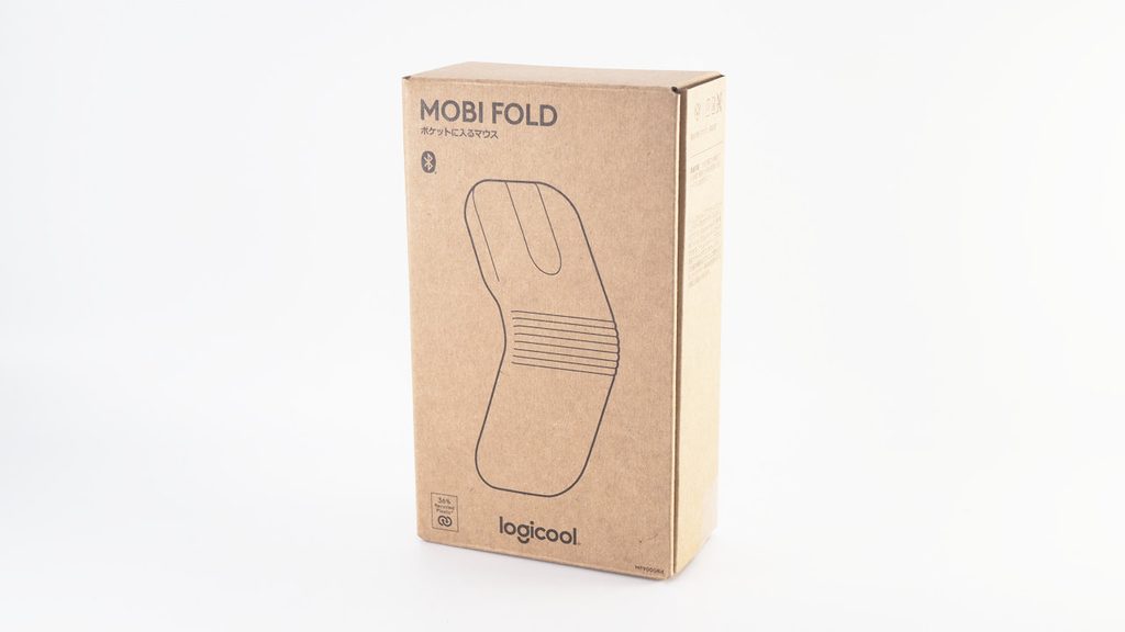 ロジクール Mobi FoldのAmazon.co.jp限定モデルのパッケージ。