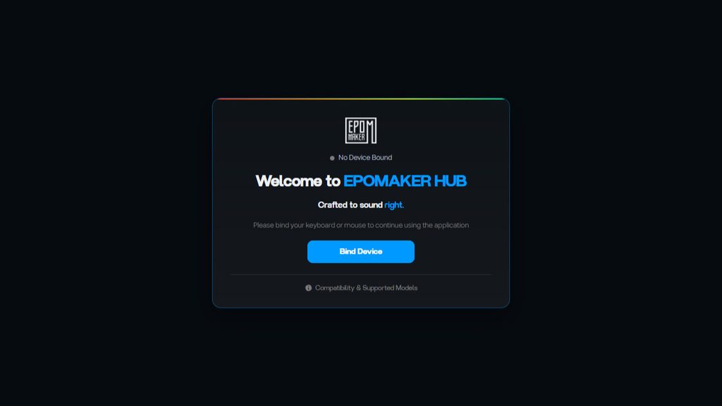 キーマップ・キー割り当ての変更を行える「EPOMAKER Hub」。