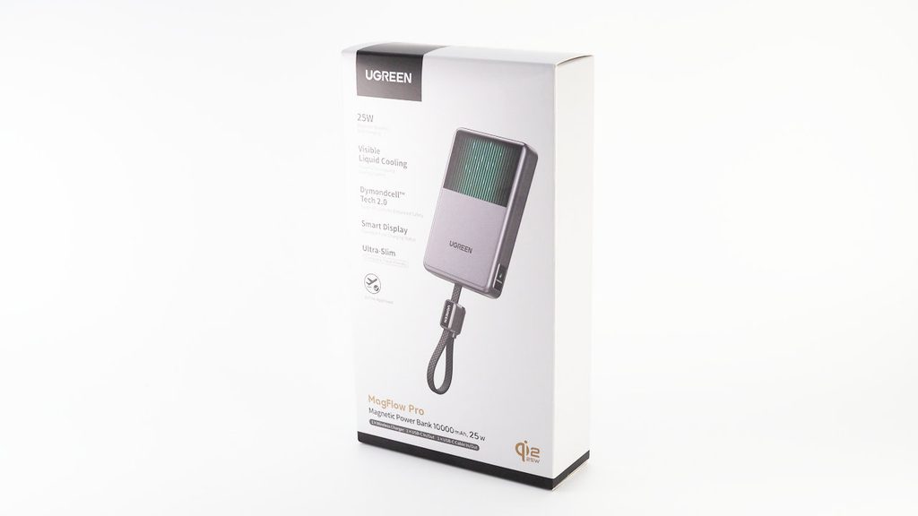 UGREEN MagFlow Pro 10000mAhのパッケージ。