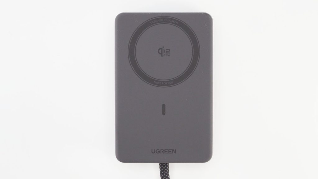UGREEN MagFlow Pro 10000mAhの背面。