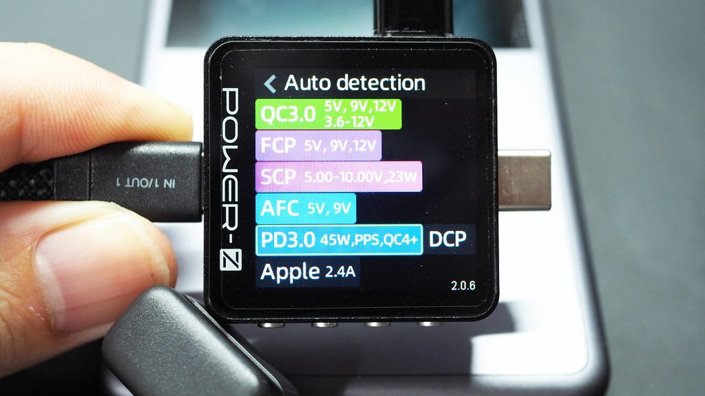 UGREEN MagFlow Pro 10000mAhのテスターの結果。